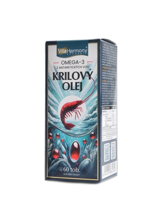 VitaHarmony - Omega 3 Krilový olej 60 tobolek krill oil