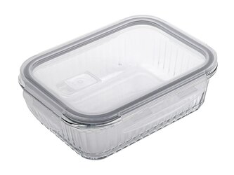 SKLENENÁ NÁDOBA NA POTRAVINY MARIET OBDELNÍKOVÁ 1500ML