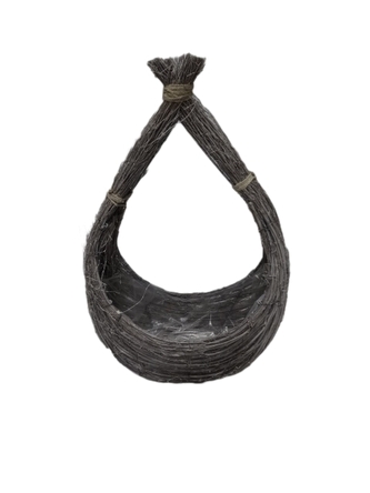 Proutěný košík/hnízdo 35 x 18 x 58 cm