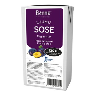 Ovocné pyré 120% švestka 1l - Bonne