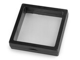 Rámeček / krabička s průhlednou fólií k originálnímu dárkovému balení 9x9 cm - 10 ks - 3 černá