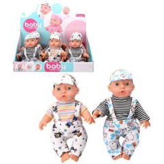 Lalka bobas w ogrodniczkach MIX