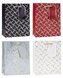 Torebka ozdobna 26x32x10cm hot-stamp mix ROZETTE
