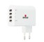 SKROSS DC26 USB nabíjecí adaptér  4 Port Euro, 4800mA