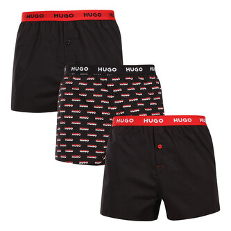 3PACK pánské trenky HUGO vícebarevné (50532565 967) L