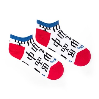 Kotníkové ponožky Hlaholice Vícebarevné L (43-46)