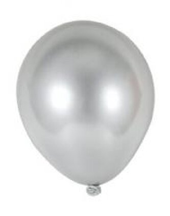 Balony mini Celebrate! srebrne 13cm 8szt