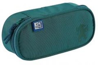 Piórnik z klapką School ciemnozielony OXFORD Piórnik z klapką School ciemnozielony OXFORD