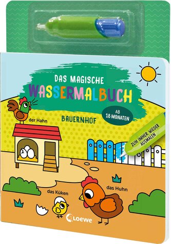 Das magische Wassermalbuch - Bauernhof