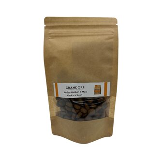 Grandorf granule pro psy Junior Medium & Maxi - Jehně a krocan - vzorek 75g