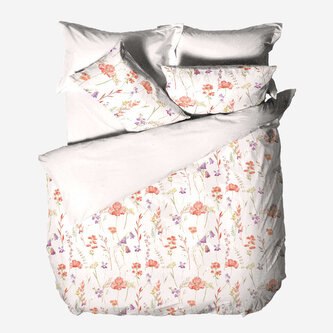 B.E.S. - Petrovice, s.r.o. Povlečení DELUXE z bavlněného saténu 140x200+70x90 - Meadow