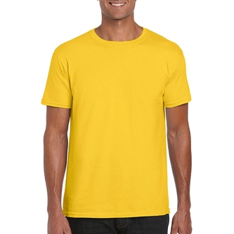 Triko Gildan Ring Spun - žluté, 4XL