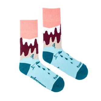 Ponožky Aida Style Růžové L (43-46)