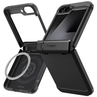 Spigen Tough Armor Pro MagSafe, black - Samsung Galaxy Z Flip7 FE/Flip 6