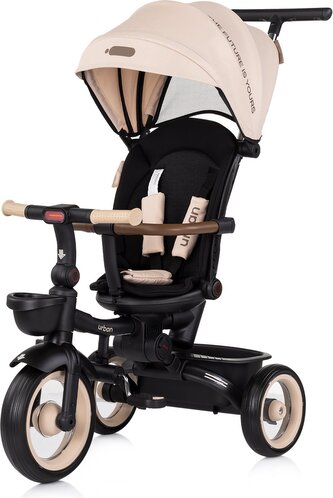 CHIPOLINO Tříkolka se stříškou Urban 2v1 Biscotta
