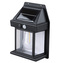 Solight LED solární lucerna nástěnná, teplá bílá, 12x17cm, černá