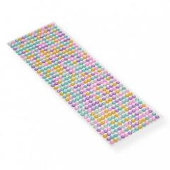 Kryształki samoprzylepne kolorowe 6mm