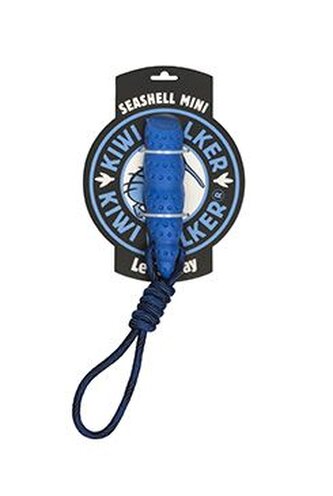 Hračka pes SEASHELL MINI, plov z TPR modrá Kiwi