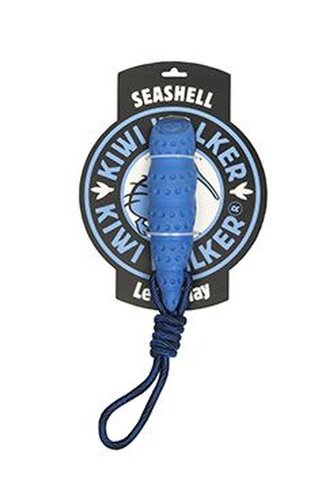 Hračka pes SEASHELL MAXI, plov z TPR modrá Kiwi