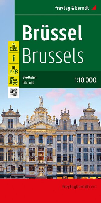 Bruxelles / Brüssel, Stadtplan 1:18.000, freytag & berndt