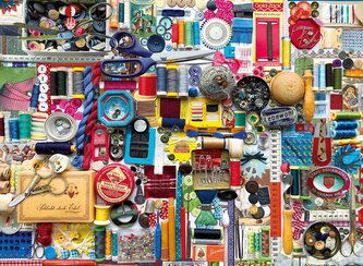 BLUEBIRD Puzzle Šicí souprava 6000 dílků