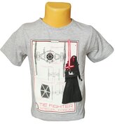 Chlapecké tričko STAR WARS krátký rukáv Kylo Ren nebo BB-8, šedá, velikost: 104