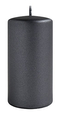 Świeca OPAL MET MAT Walec średni parafinowa 7x14cm czarna