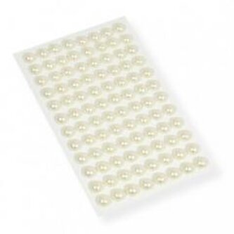 Perełki samoprzylepne białe 10mm