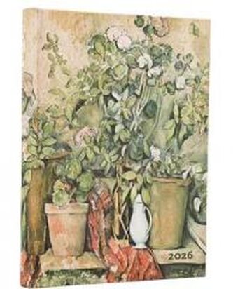 Kalendarz 2026 Cezanne’s Terracotta Pots and Flowers dzienny Midi