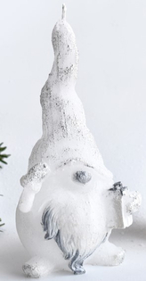 Świeca GNOM figurka 8x15cm parafinowa biała
