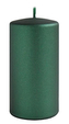 Świeca OPAL MET MAT Walec mały parafinowa 7x10cm zielona