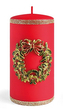 Świeca WIANEK walec mały 7xh10cm parafinowa czerwona