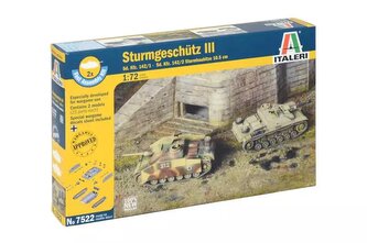 Fast Assembly tanky 7522 - STURMGESCHUTZ III (1:72)