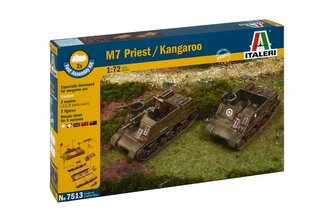 Fast Assembly military 7513 - M7 PRIEST / KANGAROO (1:72) Fast Assembly military 7513 - M7 PRIEST / KANGAROO (1:72)