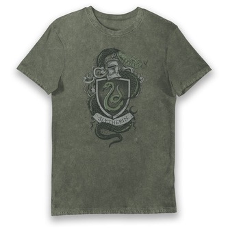 Bioworld Tričko pánské, Slytherin/Zmijozel, zelené, Harry Potter Velikost: 2XL