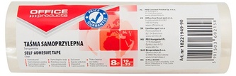 Taśma biurowa 19mm, 33m, 8szt, transparentna, Office Products