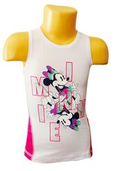 Dívčí elastické tílko MINNIE, bílá, velikost: 116