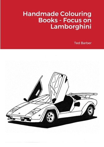 Handmade Colouring Books - Focus on Lamborghini