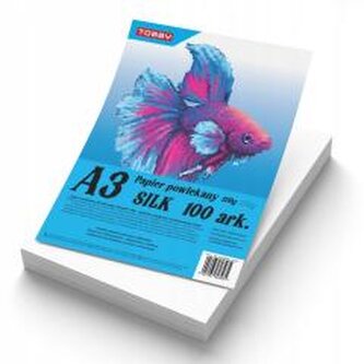 Papier kredowy powlekany A3 150 g/m silk 100 ark Papier kredowy powlekany A3 150 g/m silk 100 ark