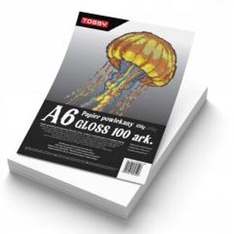 Papier powlekany kredowany A6 150g gloss 100 ark Papier powlekany kredowany A6 150g gloss 100 ark