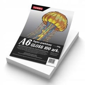 Papier kredowy powlekany A6 350 g/m gloss 100 ark Papier kredowy powlekany A6 350 g/m gloss 100 ark