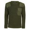 Pánský svetr BW Pullover Brandit, olivový, L