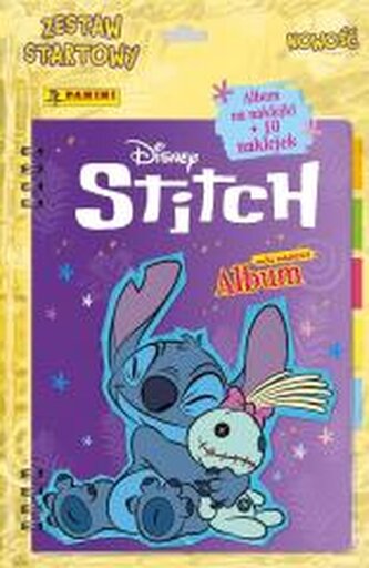 Album kolekcjonera z naklejkami Stitch