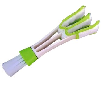 Čistič žaluzií s kartáčkem 2v1