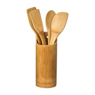 5Five® 4dílná sada kuchyňského náčiní s bambusovým stojánkem