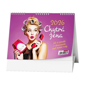 Stolní kalendář 2026 Chytrá žena
