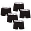 5PACK pánské boxerky Pietro Filipi černé (5BCL003) 4XL