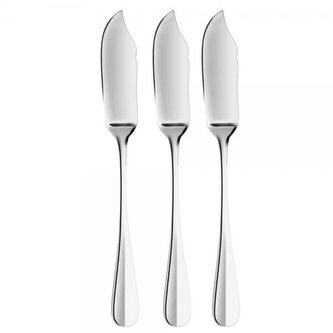 DuraHome Nůž na ryby CAPRI, 3ks, stříbrný