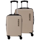 PROWORLD Sada cestovních kufrů 2 ks tmavě šedá KO-DG4700150