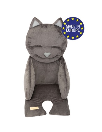 Bomimi Podložka do kočárku KITTY, GRAPHITE minky